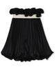 KARL LAGERFELD SS25 Ceremony Pleated Long Skirt in Black