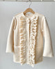 TAGO AW2024 Raw Edge Ruffle Cardigan