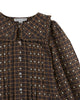 EMILE ET IDA AW24 Embroidered Checkered Blouse Top