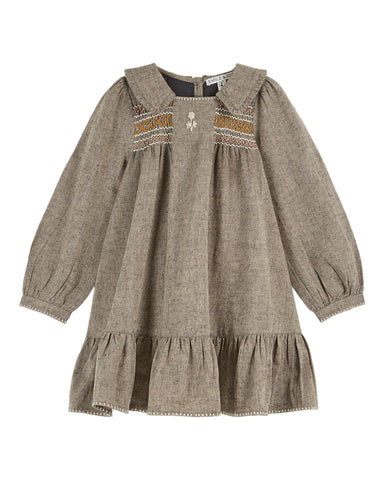 WEEKEND HOUSE KIDS "Small Is Beautiful" Elephant Overalls Dress