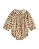 EMILE ET IDA AW24 Baby Embroidered Puffel Onesie