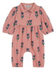 EMILE ET IDA AW24 Baby Cotton Corduroy Tulip Onesie Coverall