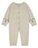 EMILE ET IDA AW24 Baby Merino Blend Knitted Onesie Coverall