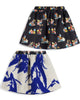 WOLF AND RITA  'Tales Of The Land And Sea'  ALBERTA AZULEJO Reversible Skirt