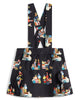 WOLF AND RITA  'Tales Of The Land And Sea'  CELINA FADO Mini Skirt with Suspenders