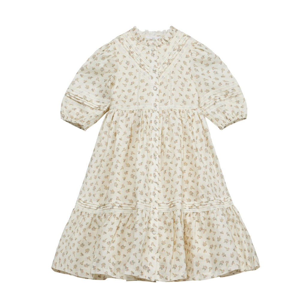 C'ERA UNA VOLTA Madelaine Dress in Cream Flower