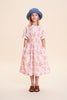 C'ERA UNA VOLTA Sia Dress in Toile De Jouy Pink