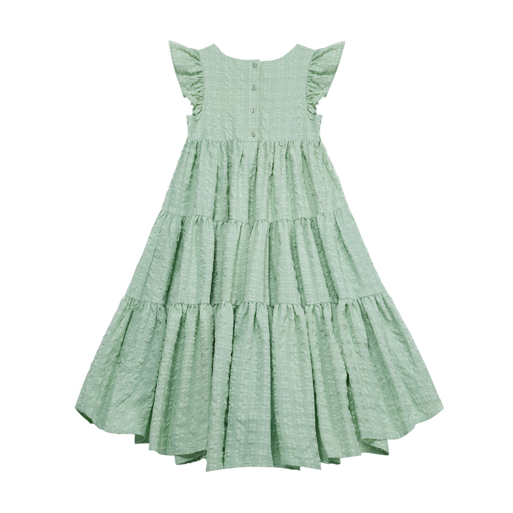 C'ERA UNA VOLTA Tulip Dress in Celadon