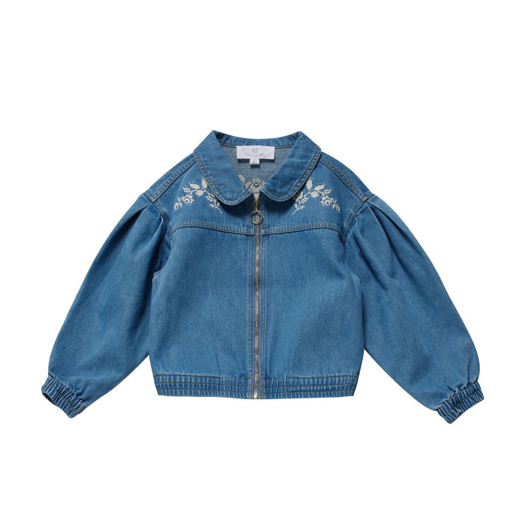 C'ERA UNA VOLTA Jacky Jacket in Denim Blue