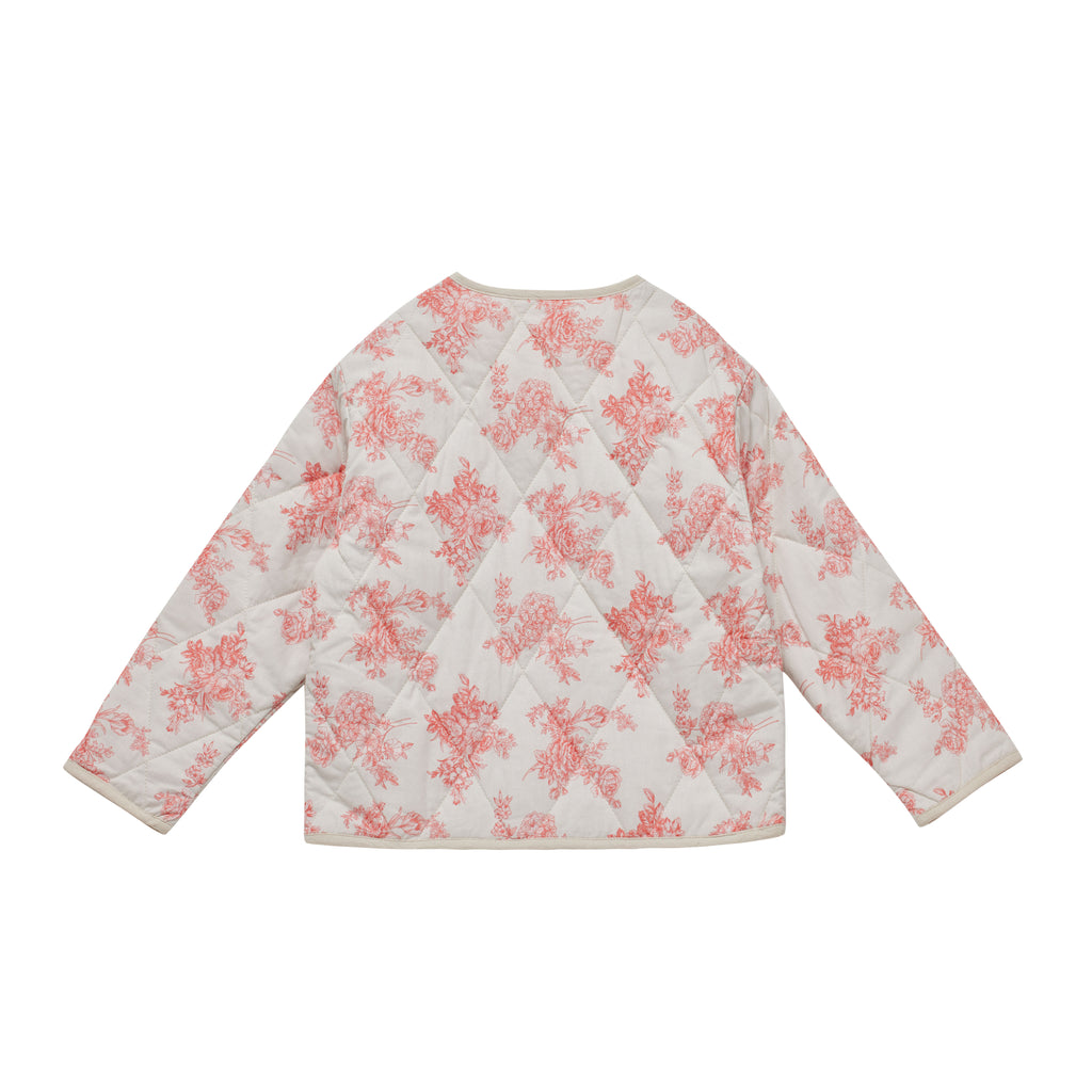 C'ERA UNA VOLTA Annina Reversible Jacket in Toile De Jouy Pink