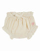 EMILE ET IDA SS25 BEBE BLOOMER WITH HEART EMBROIDERY