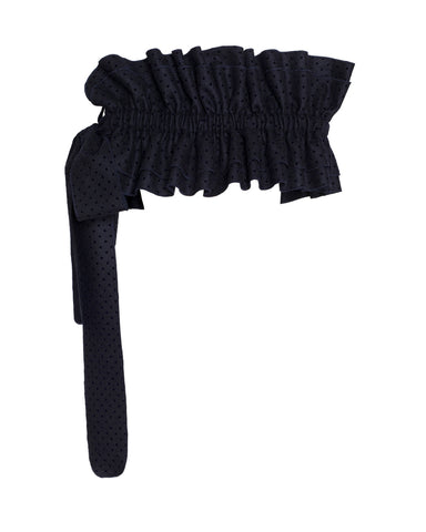 CAROLINE BOSMANS AW24 Bow Cap in Black