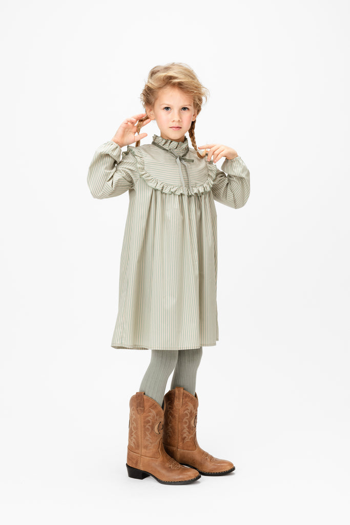 PAADE MODE "WINTER MEADOW" Cotton Dress in Angel