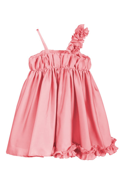 Mi Mi Sol floral-appliqué dress set - Pink