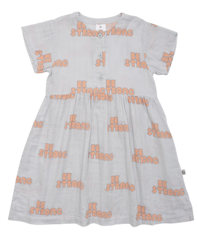 JNBY Short Sleeve All Over Pattern Ruffled Dress