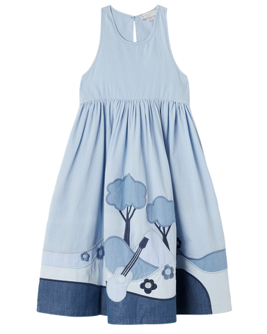 LE COYOTES DE PARIS Teen Printed Daisies Wrap Dress